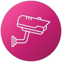 Security Camera Icon Style vector