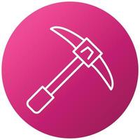 Pickaxe Icon Style vector