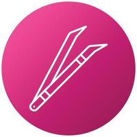 Tweezers Icon Style vector