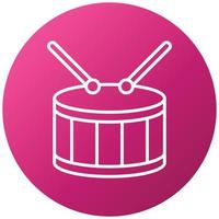 Drum Icon Style vector