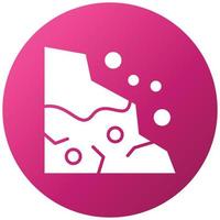 Snow Avalanche Icon Style vector