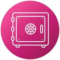 Safebox Icon Style vector