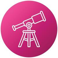 Telescope Icon Style vector