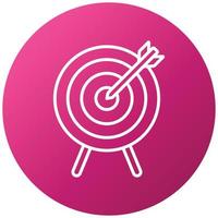 Dartboard Icon Style vector