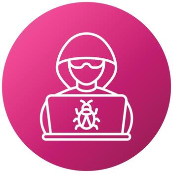 Hacker Icon Style vector