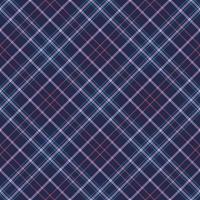 Check pattern in simple colors with  dark violet, blue and pink. Seamless pattern. Suitable for tablecloth, shirt, skirt or other fashion fabric print vector