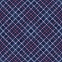 Check pattern in simple colors with  dark violet, blue and pink. Seamless pattern. Suitable for tablecloth, shirt, skirt or other fashion fabric print vector