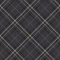 Classic modern plaid pattern. Tartan seamless pettern in grey, black and white for printing or textile products vector