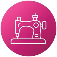 Sewing Machine Icon Style vector