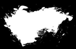 pinceles abstractos efecto de fondo de diseño de vector blanco negro