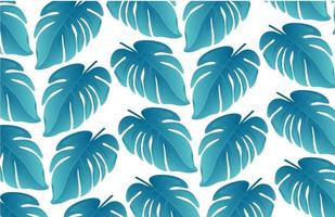 Tropical Leaf pattern modern bright whitebackground vector