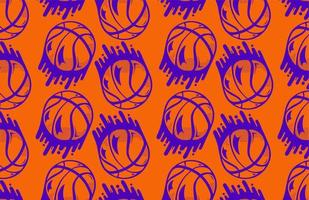 Modern Trendy Basketball League Background vector