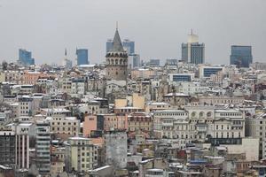 Galata Tower in Istanbul, Turkey photo