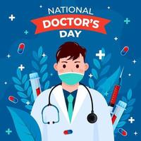 National Doctor Day Concept vector