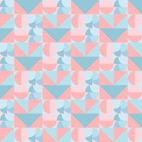 Abstract geometric background print on fabric on paper vector