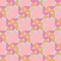 Abstract geometric background print on fabric on paper vector