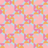 Abstract geometric background print on fabric on paper vector