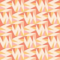 Abstract geometric background print on fabric on paper vector