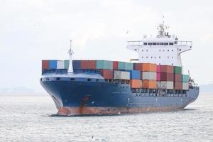 Container Ship in Sea photo