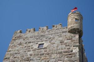 torre en el castillo de bodrum, mugla, turquía foto