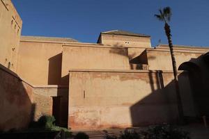 Saadiens Tombs in Marrakech in Morocco photo