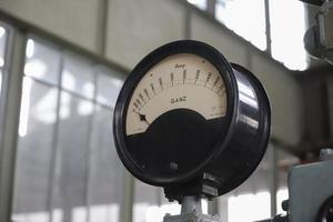 Control Panel of an old Power Plant photo