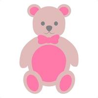 valentine gift teddy bear vector