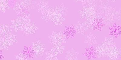 Light pink, yellow vector natural backdrop with flowers.