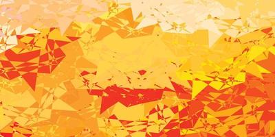 Light Pink, Yellow vector background with polygonal forms.