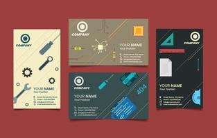 Professional Business Card Template vector