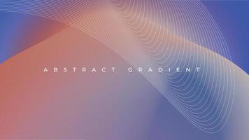 Minimal abstract gradient background. Modern dynamic colorful vector template