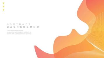 Abstract trendy beautiful wave on white background. Vector illustration EPS 10
