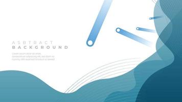 Abstract blue liquid on white background. Fluid shapes composition for banner, web, page, etc vector
