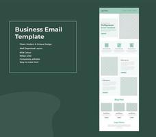 Multipurpose Business Email Marketing Newsletter Template vector