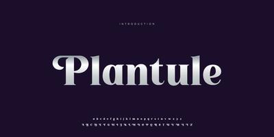 Elegant wedding font Pro Vector, Luxury Royal Abstract minimal modern font vector