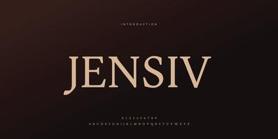 Elegant wedding font Pro Vector, Luxury Royal Abstract minimal modern font vector