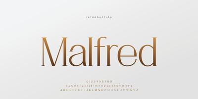 Elegant wedding font Pro Vector, Luxury Royal Abstract minimal modern font vector