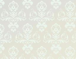 Seamless silver leaves wallpaper. Vector