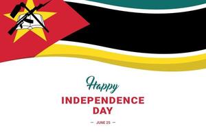 Mozambique Independence Day vector