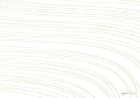 Line golden wave background. Luxury style. Tech pattern. Curved wavy line, smooth stripe. Vector illustration.