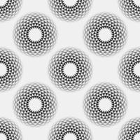 Abstract geometric circles seamless pattern.abstract background vector illustration