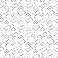 Abstract seamless pattern of black and white zigzag outline with right angles. Modern stylish. Design geometric texture for print, vector illustration