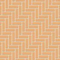 Abstract seamless rectangle pattern. Top view of orange cobblestone street pavement. Design geometric mosaic texture for the decoration of the bathroom, vector illustration