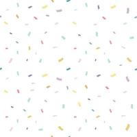 Seamless geometric pattern,  many ribbon colorful on white background, stripes abstract template, vector illustration