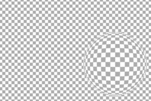 Gray checkered pattern horizontal with fisheye lens effect, vector illustration