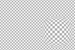 Gray checkered pattern horizontal with fisheye lens effect, vector illustration