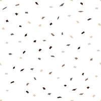 Seamless pattern, abstract falling confetti with white background, vector illustration