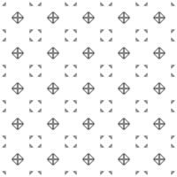 Abstract seamless pattern, black and white outline of triangle shapes. Design geometric texture for print, vector illustration