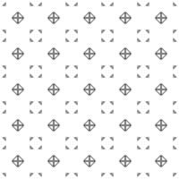 Abstract seamless pattern, black and white outline of triangle shapes. Design geometric texture for print, vector illustration