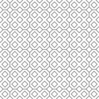 Abstract seamless diamond pattern, black and white outline of square. Design geometric texture for print. Linear style, vector illustration